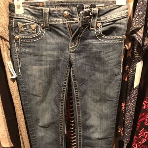 Miss Me straight leg jeans 25x33